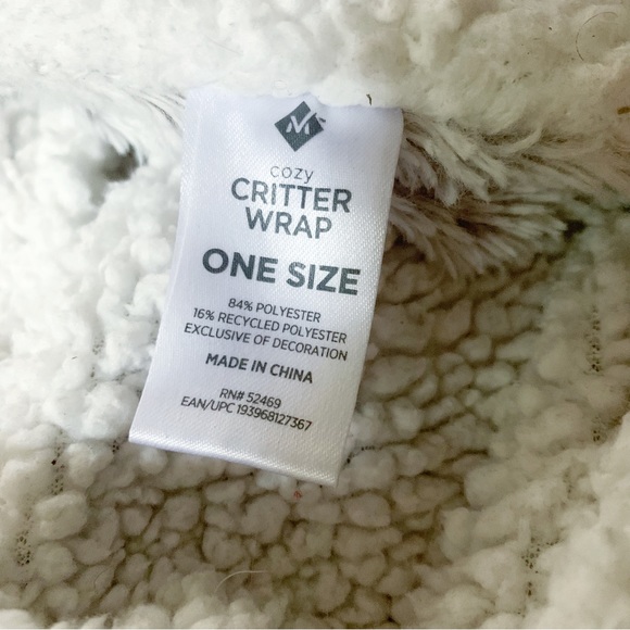 Members Mark Unicorn Cozy Plush Hooded Critter WRAP Animal - Picture 7 of 8